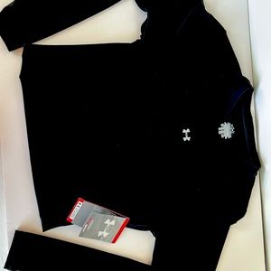 UNDER ARMOR HEAT GEAR WOMANS LONG SLEEVE V-NECK